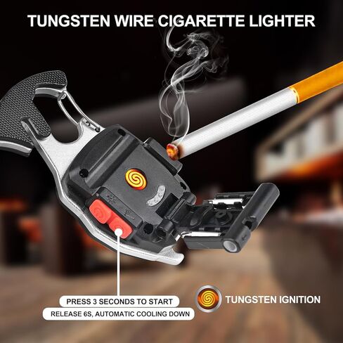 COB Keychain Work Light Flashlight - قابلة لإعادة الشحن متعددة الأدوات للتخييم النار كاتب 7 أوضاع 1600 لومن لمعدات التنزه سيرًا على الأقدام في حالات الطوارئ، كلاب المشي EDC للرجال، المتحمسين في الهواء الطلق (عبوتان) in Kuwait