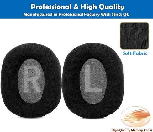 وسائد أذن بديلة من القماش الصديق للجلد MDR-RF895R متوافقة مع وسائد الأذن MDR-RF895R من سوني MDR-RF895RK MDR-RF995RK WH-RF400R in Kuwait