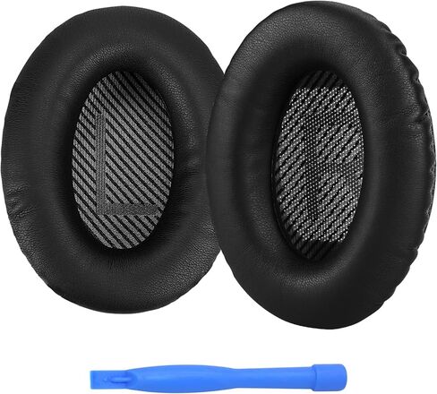 وسائد أذن بديلة لسماعات Bose QuietComfort 35 (QC35) و35 II (QC35 II) فوق الأذن من MMOBIEL - وسائد إسفنجية الذاكرة - عزل الضوضاء (طباعة زهور) in Saudi Arabia