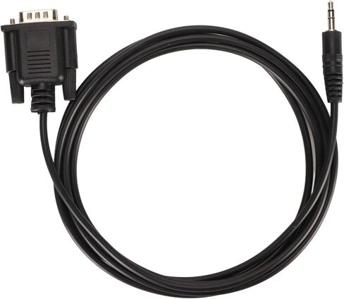 كابل ذكر DB9 ذكر إلى DC3.5mm، كابل تسلسلي RS232 محمول من مادة PVC للتوصيل والتشغيل، مع تخفيف الضغط بشكل ممتاز، لنقل بيانات سريع ومستقر in Saudi Arabia