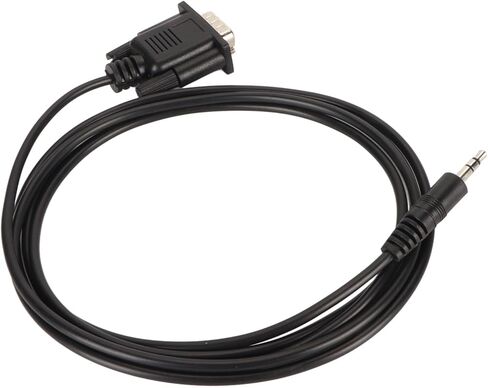 كابل ذكر DB9 ذكر إلى DC3.5mm، كابل تسلسلي RS232 محمول من مادة PVC للتوصيل والتشغيل، مع تخفيف الضغط بشكل ممتاز، لنقل بيانات سريع ومستقر in Saudi Arabia