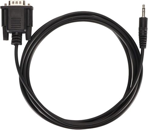 كابل ذكر DB9 ذكر إلى DC3.5mm، كابل تسلسلي RS232 محمول من مادة PVC للتوصيل والتشغيل، مع تخفيف الضغط بشكل ممتاز، لنقل بيانات سريع ومستقر in Saudi Arabia
