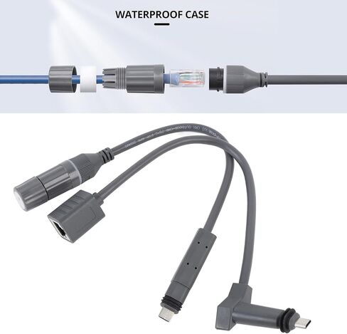 محول Tangxi SPX إلى RJ45، محول إيثرنت مقاوم للماء لطبق وجهاز التوجيه GEN2 V2، يدعم سلك أساسي واحد 26AWG CAT6e in Saudi Arabia