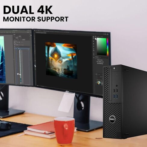 كمبيوتر سطح المكتب Dell Precision 3420 SFF - الجيل السادس من Intel Core i7-6700 - ذاكرة وصول عشوائي سعتها 8 جيجابايت - محرك أقراص SSD سعة 256 جيجابايت - WiFi - لوحة مفاتيح وماوس لاسلكيين - كمبيوتر محطة العمل المنزلية والمكتبية - Windows 11 Pro (متجدد) in Kuwait