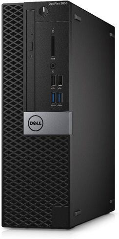 كمبيوتر مكتبي Dell KKD12 OptiPlex 5000 5050 - Intel Core i5 (الجيل السابع) i5-7500 3.40 جيجا هرتز - 8 جيجا DDR4 SDRAM - 256 جيجا SSD - Windows 10 Pro 64 بت in Kuwait