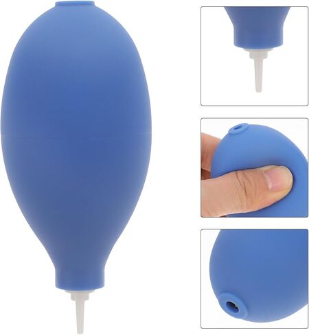 Mini Squeeze Air Blower Dust for Camera Lens and Keyboard, Portable Compressed Air Pump for Electronics Maintenance, Blue in Kuwait