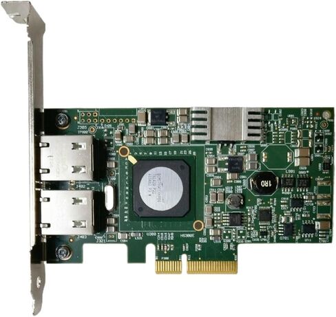 بطاقة شبكة جيجابت ثنائية المنفذ BCM5709 F169G لشريحة bcm5709C كاملة الارتفاع G218C 0F169G PCI-E X4 X8 X16 (مع حاجز قصير) in Kuwait