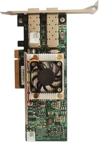 0N20KJ Y40PH 57810s 10Gb 10GbE جيجابت ثنائي المنفذ SFP + بطاقة شبكة الألياف لـ R730 BCM57810S (مع كلا الملفين) in Kuwait