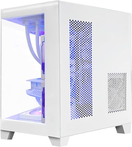 Panorama Gaming PC Desktop RTX 5070 12GB- Intel Core i5-13400F, 16GB DDR4 RAM, 1TB PCIe SSD, WiFi + BT, Windows 11 -RGB Prebuilt Computer-White in Saudi Arabia