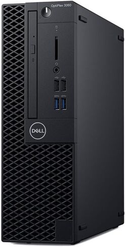 كمبيوتر مكتبي Dell OptiPlex 3060 SFF، Intel Core i7-8700 3.2 جيجا هرتز، ذاكرة وصول عشوائي 16 جيجا، 512 جيجا SSD، لوحة مفاتيح وماوس، HDMI، WiFi، BT، OptiPlex Desktop Windows 11 Pro (متجدد) in Kuwait