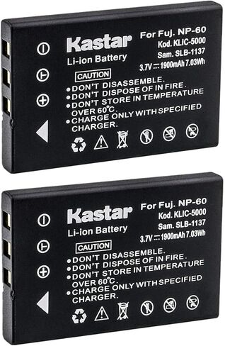 Kastar 3 عبوات بديلة لبطارية COMA-BP1، Mylo COM-1 Mylo COM-2، ROLLEI dp5300 dp5330، Creative Divi CAM 428، YAESU VX-2 VX-2E VX-2R in Kuwait