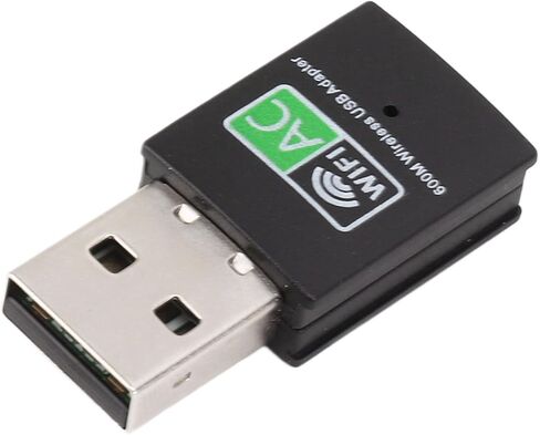 Vikye 600M High Speed USB WiFi Adapter for PC, Dual Band Plug and Play, Stable and Fast Connection in Kuwait