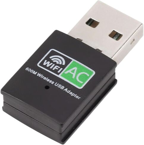 Vikye 600M High Speed USB WiFi Adapter for PC, Dual Band Plug and Play, Stable and Fast Connection in Kuwait