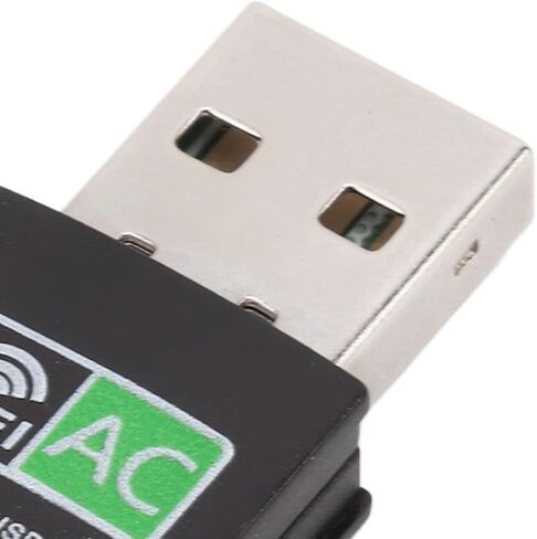 Vikye 600M High Speed USB WiFi Adapter for PC, Dual Band Plug and Play, Stable and Fast Connection in Kuwait