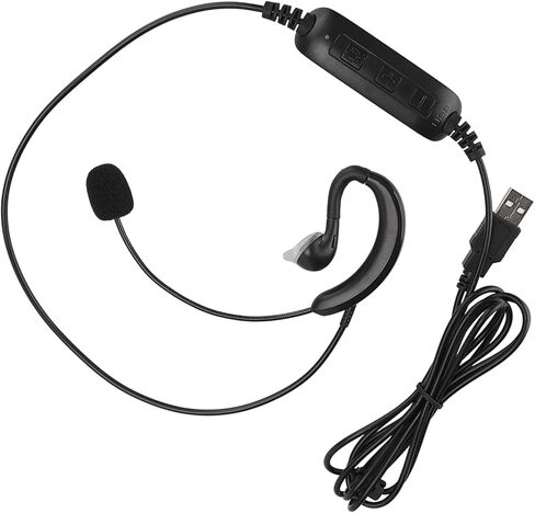 Keenso USB EarHook Headset Suitable for Skype/QQ/MSN Online Language Chat Signal to Noise Ratio gt; 58dB in Kuwait