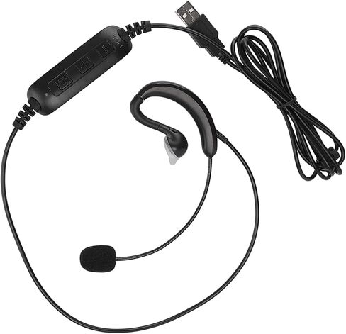 Keenso USB EarHook Headset Suitable for Skype/QQ/MSN Online Language Chat Signal to Noise Ratio gt; 58dB in Kuwait