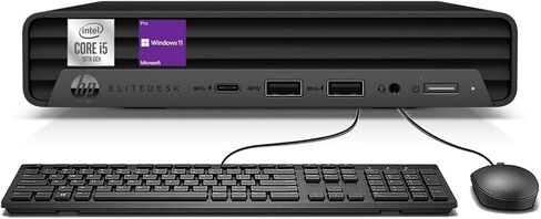 HP EliteDesk 800 G6 DM i5-10500T 16GB 512GB SSD Win 11 Pro Wi-Fi KB/Mouse (Renewed) in Saudi Arabia