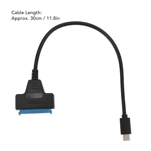 كابل محول SATA إلى USB 3.1 نوع C يدعم UASP سلك محول القرص الصلب بسرعة 6 جيجابت في الثانية لـ 2.5 بوصة HD D SSD، وكابل SATA بسرعة 6 جيجابت في الثانية إلى النوع C، ومحول مدعوم UASP in Kuwait