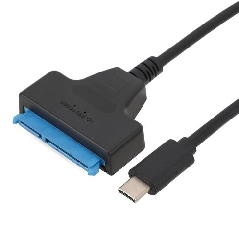 كابل محول SATA إلى USB 3.1 نوع C يدعم UASP سلك محول القرص الصلب بسرعة 6 جيجابت في الثانية لـ 2.5 بوصة HD D SSD، وكابل SATA بسرعة 6 جيجابت في الثانية إلى النوع C، ومحول مدعوم UASP in Kuwait