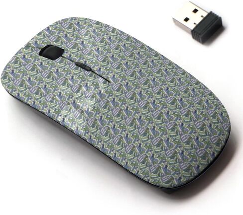 2.4G Wireless Mouse with Cute Pattern Design for All Laptops and Desktops with Nano Receiver - Colorful Cupcake Food Poster in Kuwait