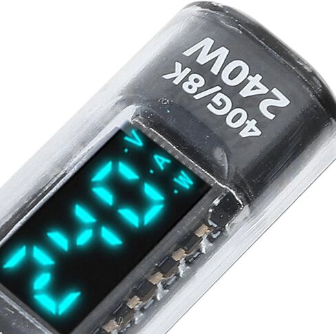 BAFOVY USB C Adapter Power Meter Tester PD 240W, 8K 60Hz 40Gbps Transfer, Supports Bidirectional Screen Projection. Type C Male to Female Adapter, Real Time Display, Wide in Saudi Arabia