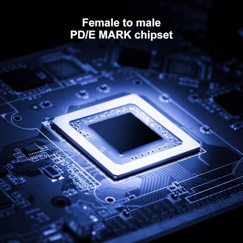 USB C to DC 5.5mm x 2.5mm, 100W USB C to DC 5.5mm x 2.5mm Power Cord, USB Type C Female to Male Adapter for Laptop, USB C to DC 5.5x2.5mm Adapter, Aluminium Alloy and Knitted Nylon in Kuwait