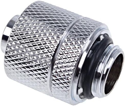 Alphacool Eiszapfen 3/8" ID x 1/2" OD G1/4 تركيب ضغط - Chrome Sixpack (17229) in Kuwait