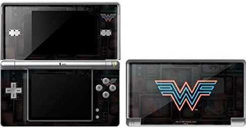 ملصق Skinit المخصص للألعاب متوافق مع DS Lite - تصميم Warner Bros Wonder Woman Neon المرخص رسميًا in Kuwait