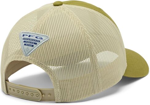 قبعة كولومبيا للجنسين من الجنسين PFG Fish Flag Mesh Snap Back Hat، أخضر جروف/علم السمكة، مقاس واحد in Kuwait