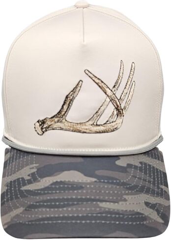 قبعة بحبل Snapback قابلة للتعديل/بطة مطرزة، أو سمكة، أو قرن الوعل، أو الدب، أو شعارات عمود الصيد مع حافة مموهة in Saudi Arabia