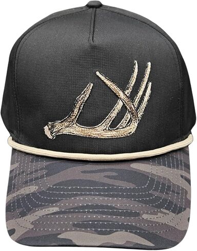 قبعة بحبل Snapback قابلة للتعديل/بطة مطرزة، أو سمكة، أو قرن الوعل، أو الدب، أو شعارات عمود الصيد مع حافة مموهة in Saudi Arabia