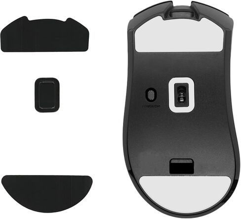 استبدال أقدام الماوس kwmobile متوافق مع ملصق Razer DeathAdder V3 HyperSpeed ​​Computer Mouse Skates - أسود in Kuwait