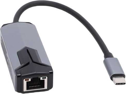 Vikye 5 جيجابت في الثانية USB C إلى محول إيثرنت، سبائك الألومنيوم 5000Mbps USB C محول الشبكة RJ45 إلى نوع C محول جيجابت إيثرنت in Kuwait