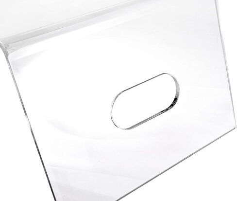 Acrylic Bed Tray with Handles - (21'' x 12'' x 10'') Portable Lap Desk for Working, Reading or Eating - Computer Monitor Laptop Stand for Home Office - Mobile Tray Table for Bed, Couch or Sofa in Saudi Arabia