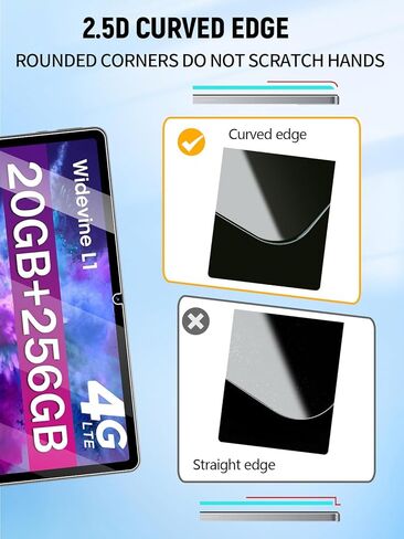 واقي شاشة لجهاز Azeyou F27 Android 14 Tablet مقاس 11.97 بوصة، طبقة من الزجاج المقوى المقاوم للخدش 9H سهل التركيب، بدون فقاعات، عبوتان in Saudi Arabia