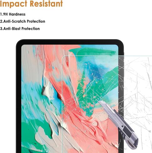 واقيات شاشة مكونة من قطعتين متوافقة مع TCL NXTPAPER 11 Gen 2 11 بوصة، زجاج مقسى [وضوح HD] [9 صلابة] [سهلة التركيب] in Saudi Arabia