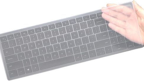 Keyboard Cover for Dell Pro Plus KM7120W & KB740 Keyboard, KM7120W Keyboard Cover Skin Protector- Clear in Saudi Arabia
