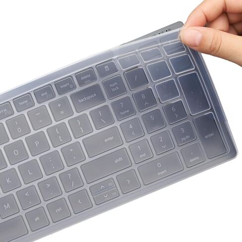 Keyboard Cover for Dell Pro Plus KM7120W & KB740 Keyboard, KM7120W Keyboard Cover Skin Protector- Clear in Saudi Arabia