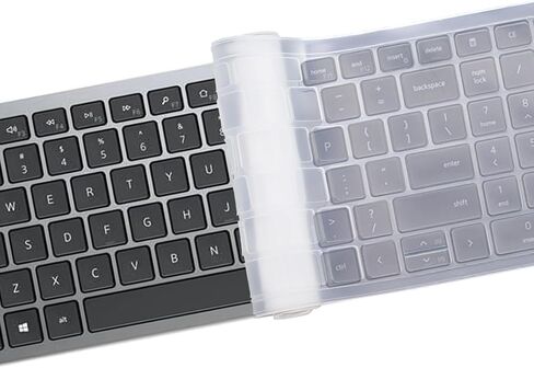 Keyboard Cover for Dell Pro Plus KM7120W & KB740 Keyboard, KM7120W Keyboard Cover Skin Protector- Clear in Saudi Arabia