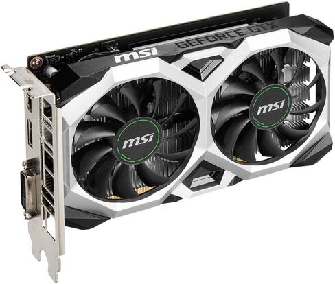 بطاقة رسومات MSI Gaming GeForce GTX 1650 128-Bit HDMI/DP/DVI 4GB GDRR6 HDCP تدعم DirectX 12 VR Ready OC (GTX 1650 D6 Ventus XS OC) (متجددة) in Saudi Arabia