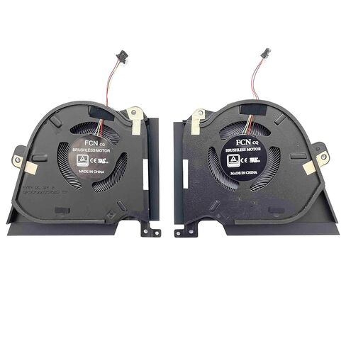 استبدال مروحة تبريد وحدة المعالجة المركزية الجديدة + وحدة معالجة الرسومات من BestParts لجهاز Asus ROG Zephyrus Duo 15 GX550، GX550LXS GX550LWS، P/N: 13NR02Z0P08011 13NR02Z0P09011 (مروحة 12 فولت 1 أمبير) in Saudi Arabia