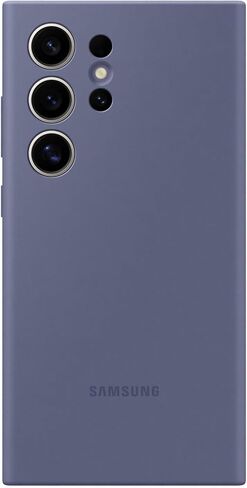 Samsung Galaxy Official S24 Ultra Silicone Case, Dark Violet in Saudi Arabia