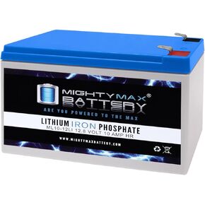 بطارية مايتي ماكس 12 فولت 10 أمبير، بطارية ليثيوم بديلة لـ HR-1234W-F2 in Kuwait