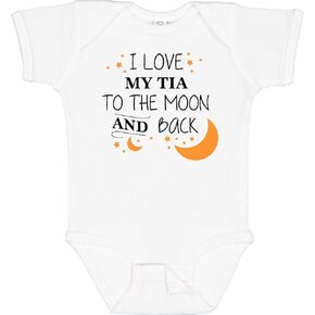 Inktastic I Love My Tia To the Moon and Back Baby Bodysuit in Kuwait