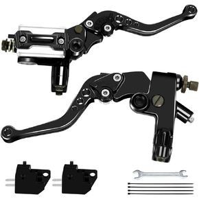 SHIQlNHA CNC مجموعة القابض ورافعة الفرامل للدراجة النارية متوافقة مع 110cc 125cc 150cc 250cc Hawk 250 DLX X-PRO Apollo CRF230F KLX300 250R Lifan KPX 250 Pit Dirt Bike Parts مع أسطوانة الفرامل الرئيسية in Kuwait