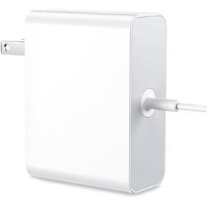 شاحن MacBook Pro، محول طاقة مغناطيسي 85 وات على شكل حرف T، شاحن بديل متوافق مع MacBook Pro 15/13 بوصة (2012-2015) (A1398 A1425 A1502)، MacBook Air 11/13 بوصة (2012-2017) (A1465 A1466) in Kuwait