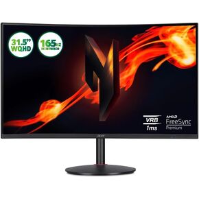 Acer Nitro XZ322QU Sbmiipphx 31.5" 1500R Curved Zero-Frame WQHD (2560 x 1440) in Saudi Arabia