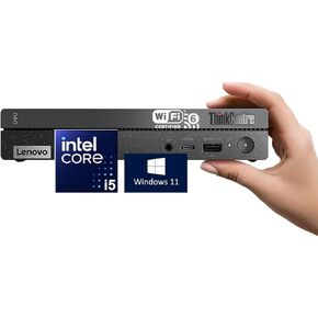 كمبيوتر Lenovo ThinkCentre neo 50q Gen 4 Business Mini المكتبي • معالج Intel Core i5-13420H ثماني النواة • ذاكرة وصول عشوائي (RAM) سعة 16 غيغابايت • محرك SSD سعة 512 غيغابايت • Office 365 للويب • منفذ عرض + HDMI • لوحة مفاتيح وماوس سلكي • Windows 11 in Kuwait