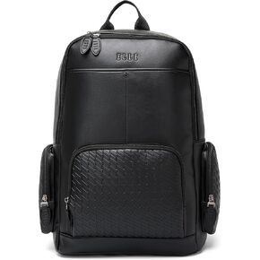 ELLE Leisure Luxe 27L Vegan Leather Backpack | Black in Kuwait