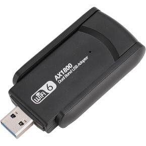 Drfeify USB WiFi 6 Adapter High Speed Dual Band Wireless Network Adapter for 10 11, USB 3.0 Wireless Network Dongle for Home Office Use in Kuwait